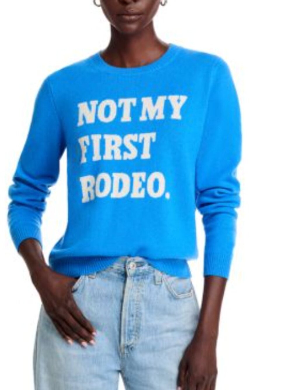 Jumper 1234  JUMP SWEATER RODEO IN  CASHMERE CREW ASST COLORS JUMP SWEATER RODEO
